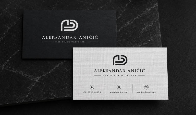 Business Card 04 — designed by Aleksandar Aničić